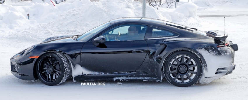SPIED: 992 Porsche 911 GT3 hiding in Turbo clothes 794099
