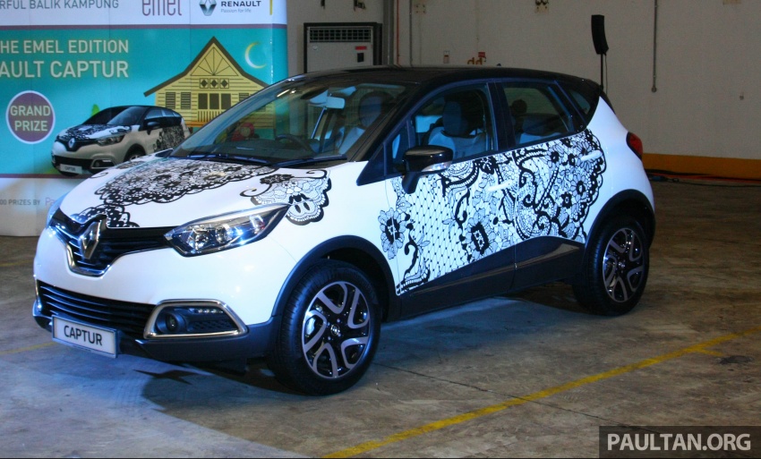 Renault Captur EMEL Edition ditampilkan motif renda 799811