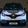 Renault Captur EMEL Edition ditampilkan motif renda