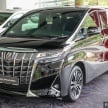 Toyota Alphard, Vellfire facelift on sale, RM351k-541k