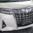 Toyota Alphard, Vellfire facelift on sale, RM351k-541k