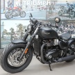 Triumph Bonneville Bobber Black 2018 tiba di Malaysia – harga RM80k, spesifikasi lebih tinggi, lebih garang
