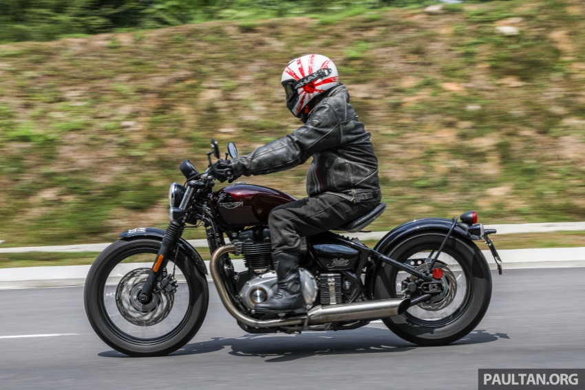 Triumph Bonneville Bobber Black 2018 tiba di Malaysia – harga RM80k, spesifikasi lebih tinggi, lebih garang 785550