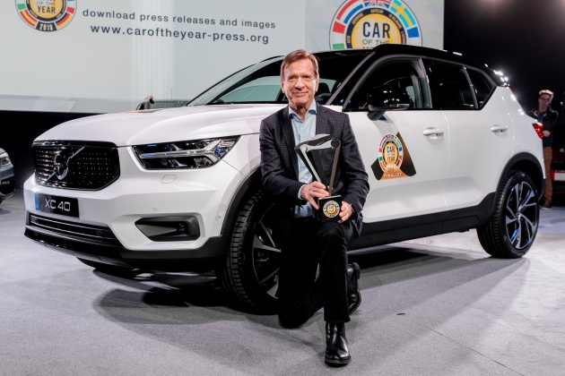 Volvo XC40 named 2018 European Car of the Year