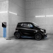 smart EQ fortwo, forfour nightsky edition EVs unveiled – new fast charger, car-sharing service also introduced