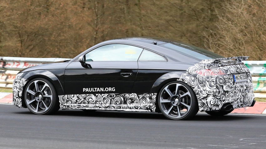 SPIED: 2019 Audi TT RS facelift spotted at Nurburgring 804826