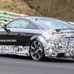 SPIED: 2019 Audi TT RS facelift spotted at Nurburgring