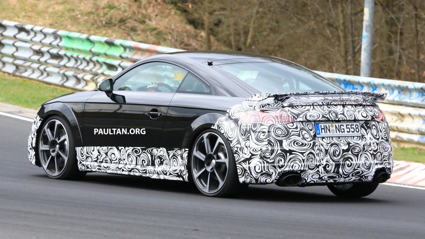 SPIED: 2019 Audi TT RS facelift spotted at Nurburgring 804827