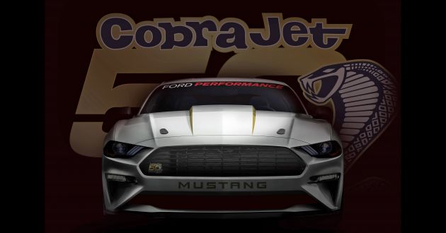 Ford siar <em>teaser</em> Mustang Cobra Jet – kereta drag produksi dengan kebolehan 0-400 meter sekitar 8 saat