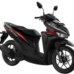 2018 Honda Vario 150 and 125 scooters in Indonesia