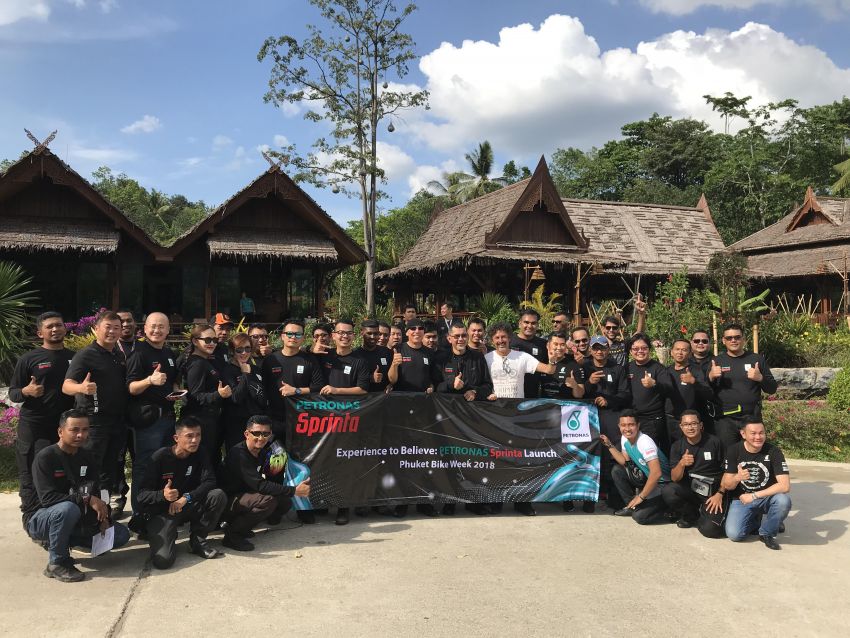 Petronas launches Sprinta lube with ride to Phuket 808833