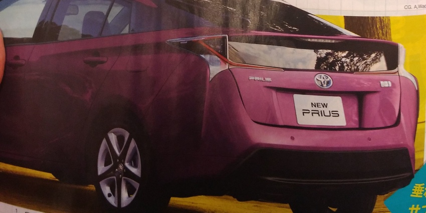 2019 Toyota Prius facelift seen in Japanese magazine 806093