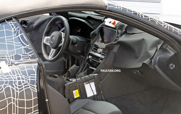 SPIED: BMW 8 Series cabrio – clearer interior photos!