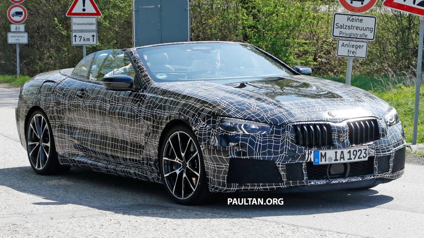 SPIED: BMW 8 Series cabrio – clearer interior photos! 810493