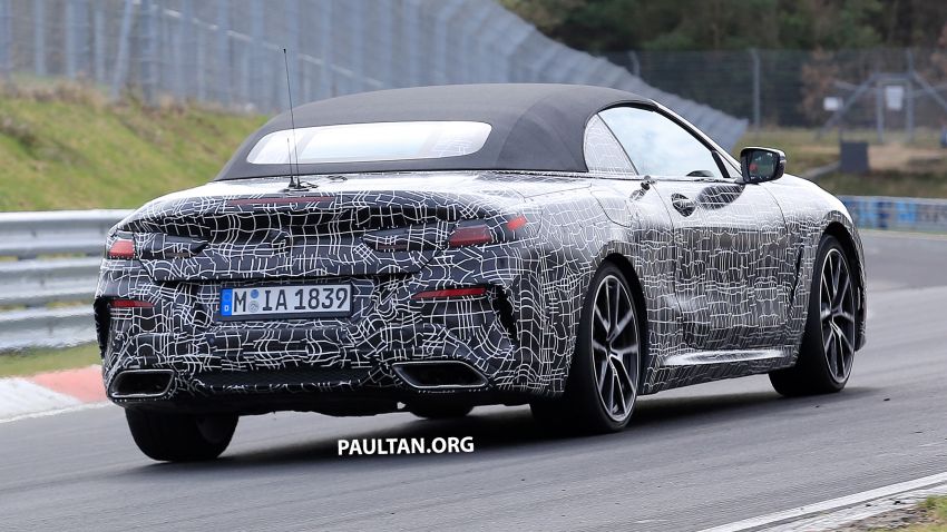 SPIED: BMW 8 Series cabrio – clearer interior photos! 810444