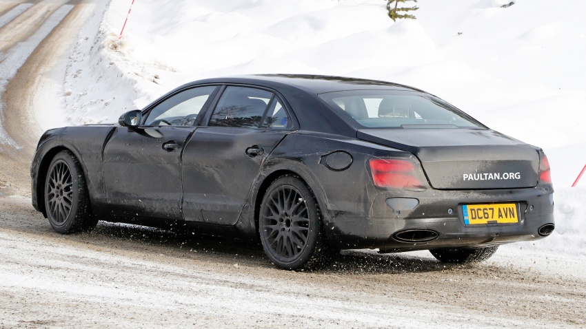 SPIED: Bentley Flying Spur plug-in hybrid spotted 801180