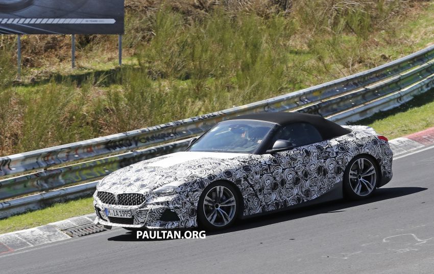 SPYSHOTS: BMW Z4 spotted – top down with interior 808832