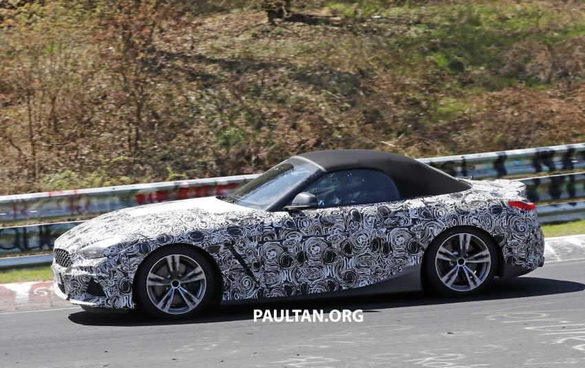 SPYSHOTS: BMW Z4 spotted – top down with interior 808834