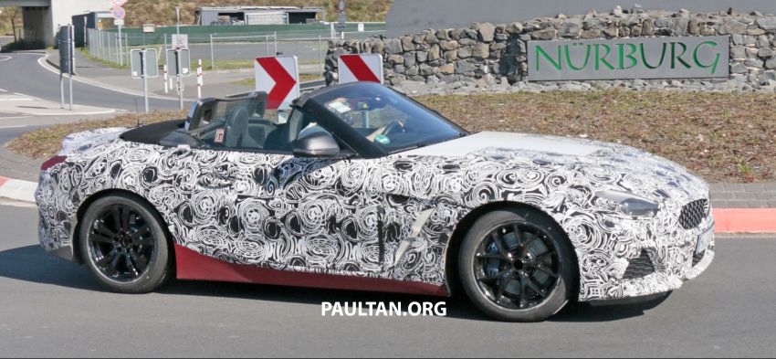 SPYSHOTS: BMW Z4 spotted – top down with interior 808818