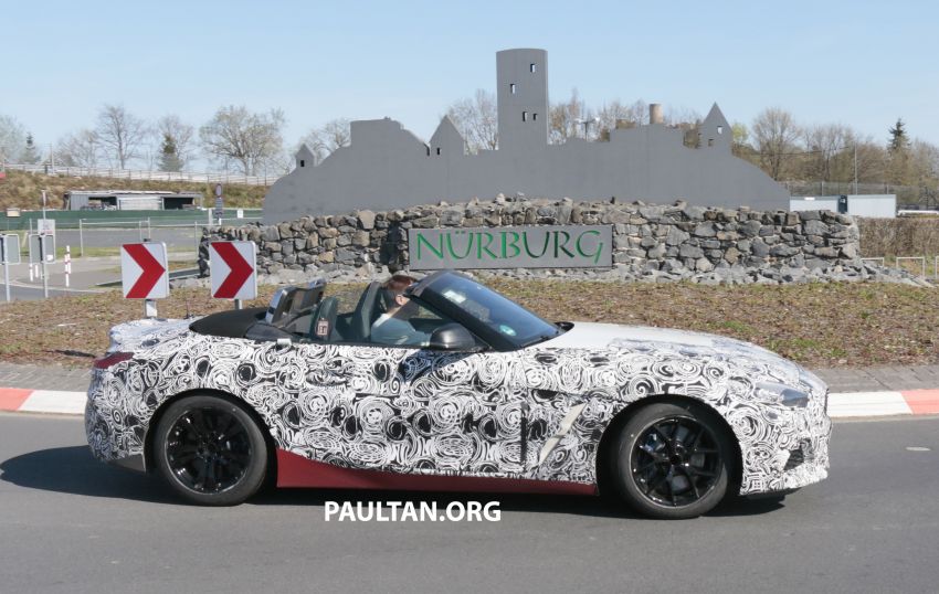 SPYSHOTS: BMW Z4 spotted – top down with interior 808820
