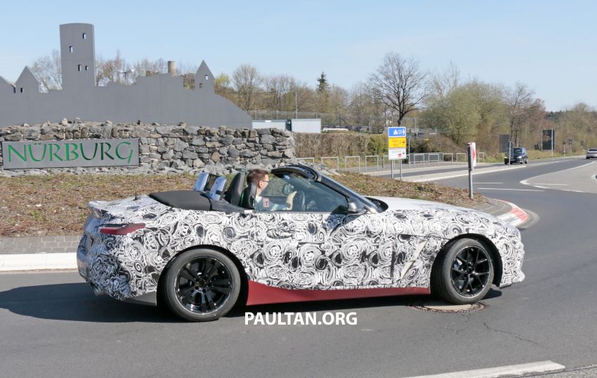 SPYSHOTS: BMW Z4 spotted – top down with interior 808822