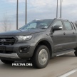 SPYSHOTS: Ford Ranger T6 WildTrak facelift in the US