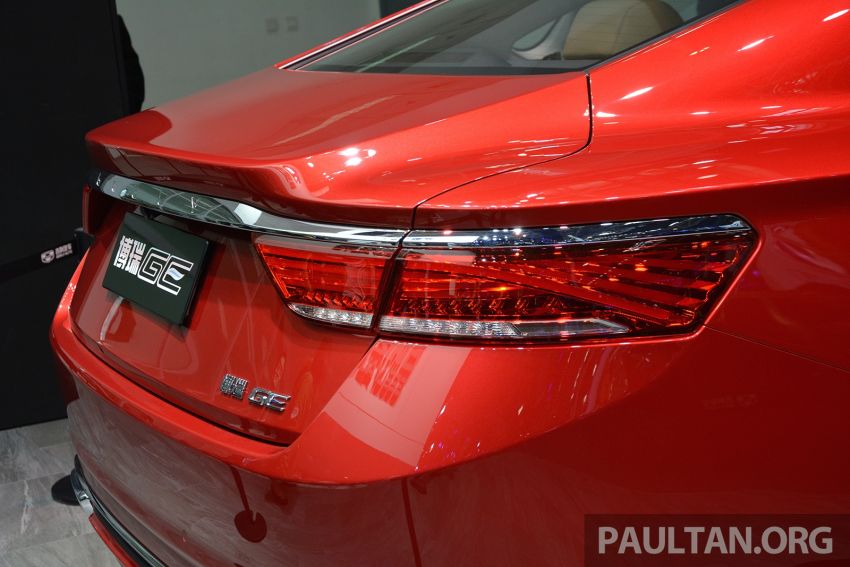 Beijing 2018: Geely Borui GE hybrid variants unveiled – PHEV and MHEV D-segment sedans, 1.5T 7DCT 810710