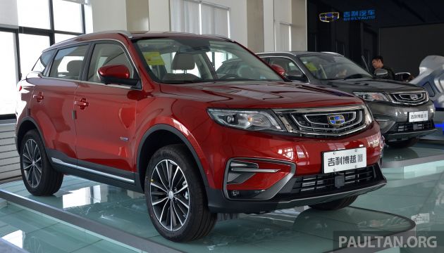 GALLERY: 2018 Geely Boyue 1.8L TGDi facelift detailed – basis for the first Proton SUV due in Q4