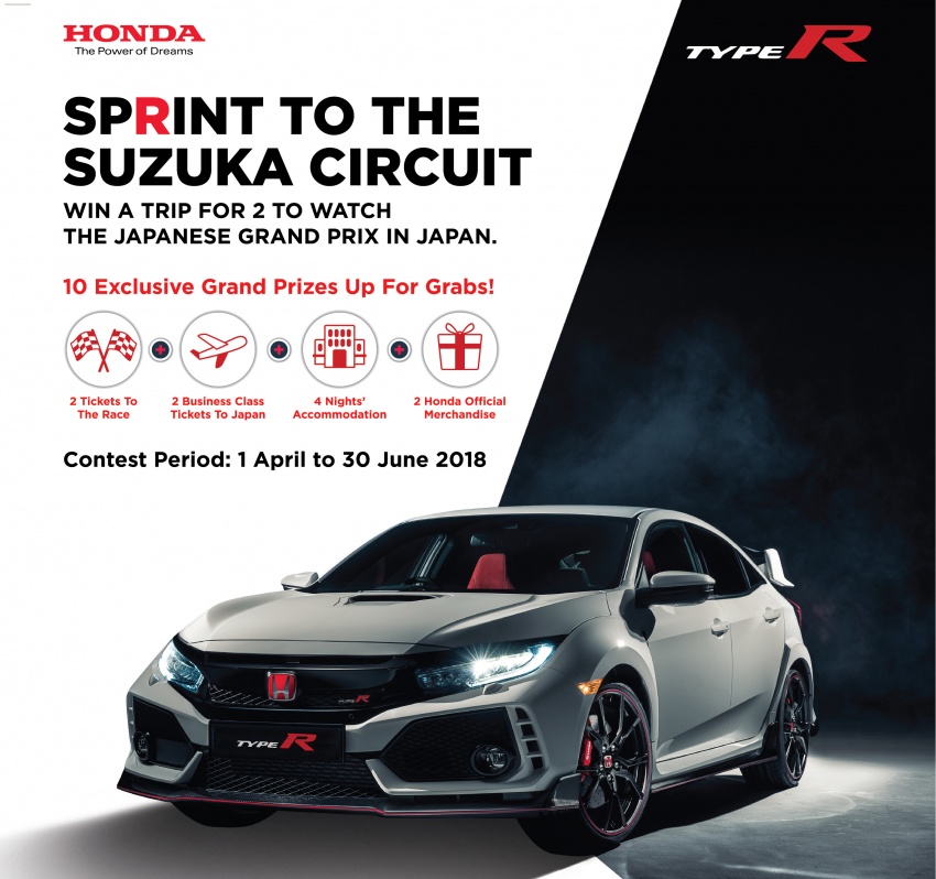 Honda Malaysia announces ‘Sprint to the Suzuka Circuit’ campaign – win a 5D4N F1 trip to Japan 801102