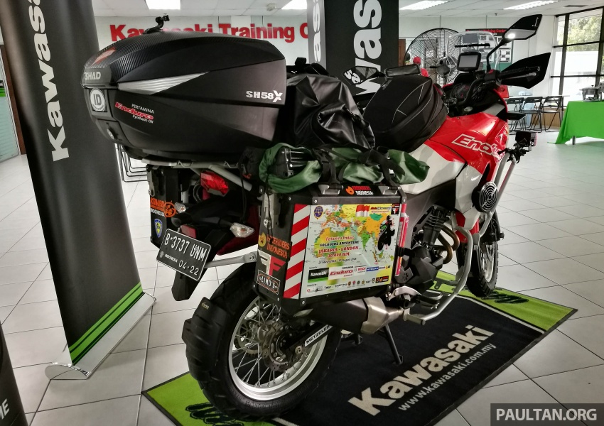 2018 Kawasaki Versys X-250 Jakarta to London trip 802023