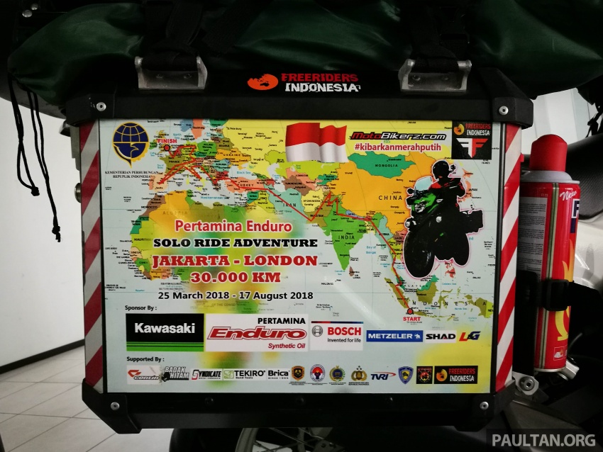 2018 Kawasaki Versys X-250 Jakarta to London trip 802024