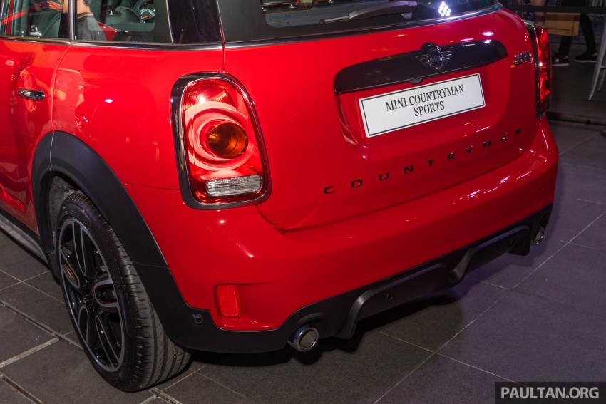 MINI Cooper S Countryman Sports launched – CKD, John Cooper Works aerokit and wheels, RM245,888 803051