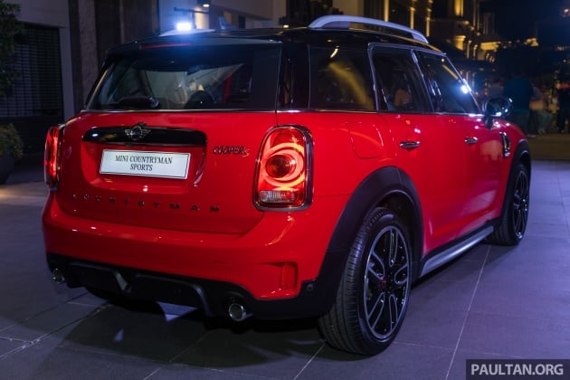 MINI Cooper S Countryman Sports launched – CKD, John Cooper Works aerokit and wheels, RM245,888