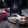 V177 Mercedes-Benz A-Class Sedan – market launch at end-2018, same wheelbase as hatchback, 0.22 Cd