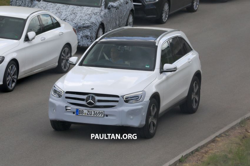SPYSHOTS: X253 Mercedes-Benz GLC facelift spotted – interior updates from the latest A-Class and C-Class 813018