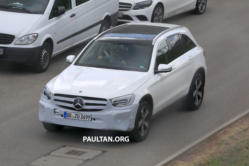 SPYSHOTS: X253 Mercedes-Benz GLC facelift spotted – interior updates from the latest A-Class and C-Class 813019
