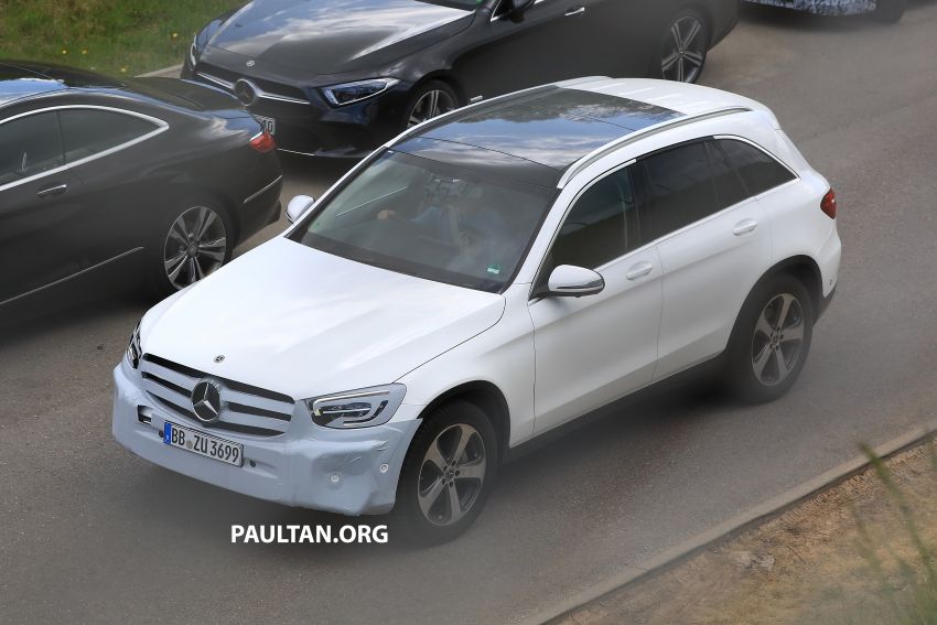 SPYSHOTS: X253 Mercedes-Benz GLC facelift spotted – interior updates from the latest A-Class and C-Class 813021