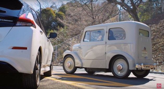 VIDEO: Nissan brings together its newest and first EVs