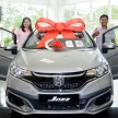 Honda Malaysia presents new Jazz, other prizes to Chinese New Year “SMS & Win” contest winners