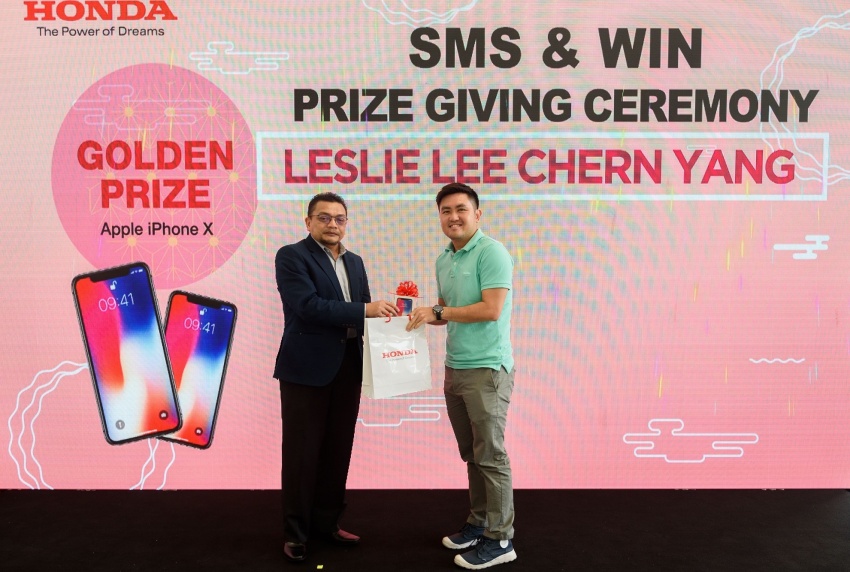 Honda Malaysia presents new Jazz, other prizes to Chinese New Year “SMS & Win” contest winners 802563