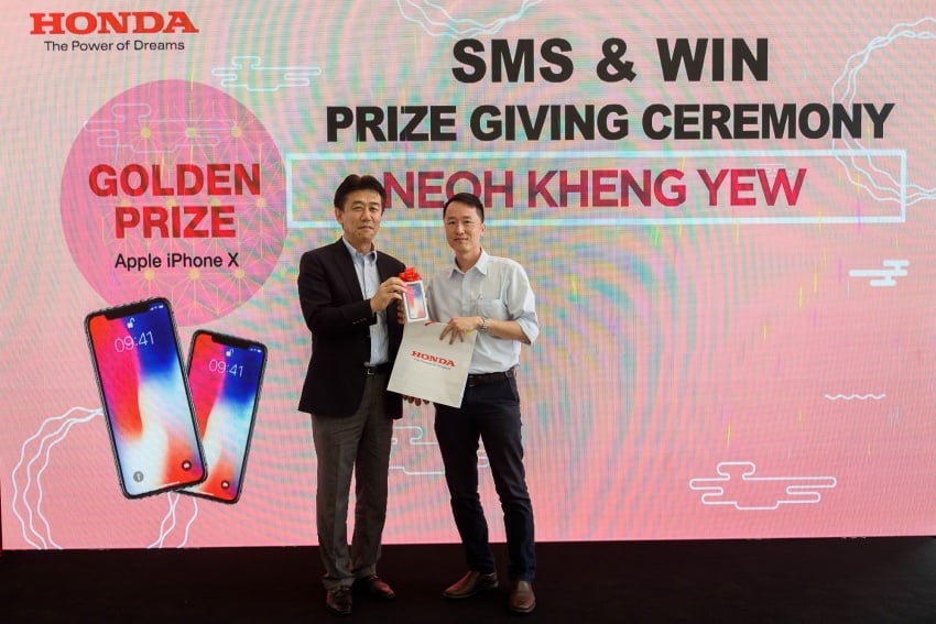 Honda Malaysia presents new Jazz, other prizes to Chinese New Year “SMS & Win” contest winners 802564