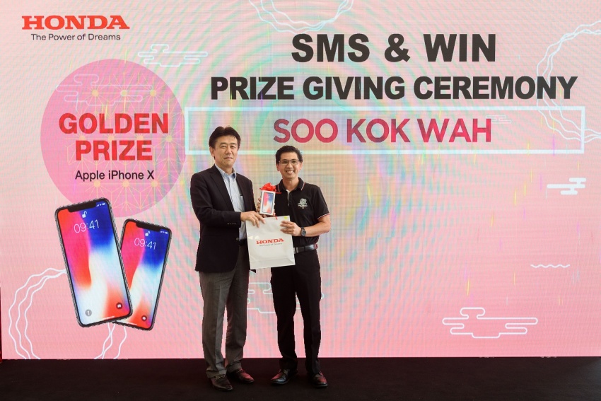 Honda Malaysia presents new Jazz, other prizes to Chinese New Year “SMS & Win” contest winners 802565