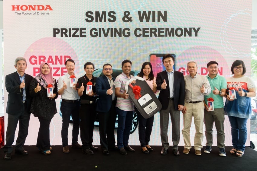Honda Malaysia presents new Jazz, other prizes to Chinese New Year “SMS & Win” contest winners 802566