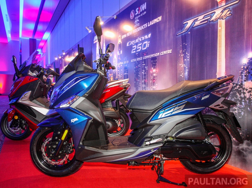 2018 SYM CRUiSYM 250i and Jet 14 scooters launched in Malaysia – priced from RM20,021 and RM7,089 807470