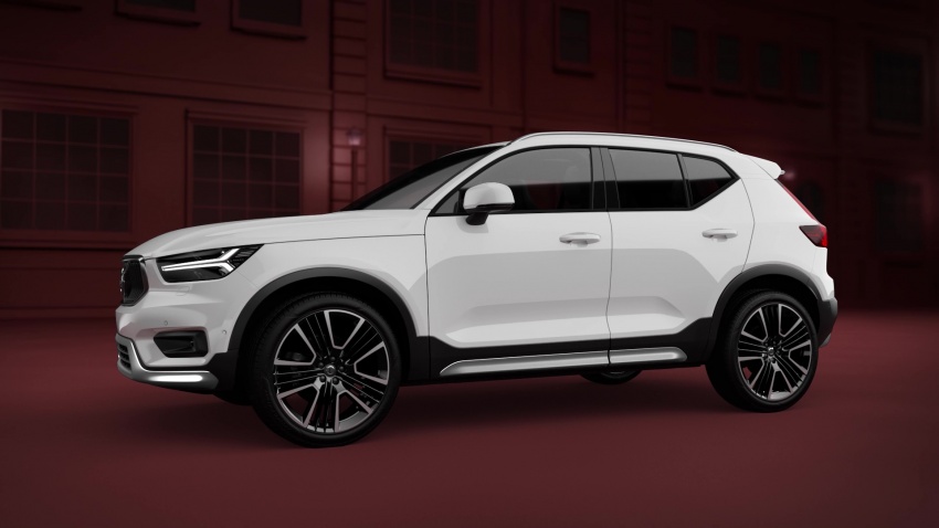 Volvo XC40 now offered with an exterior styling kit 801646