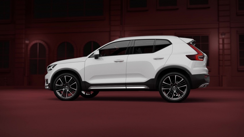 Volvo XC40 now offered with an exterior styling kit 801643