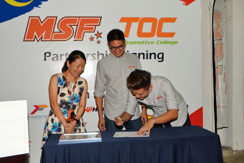 MSF and TOC launch collaboration to grow Malaysian motorsports industry with skilled technicians 821442
