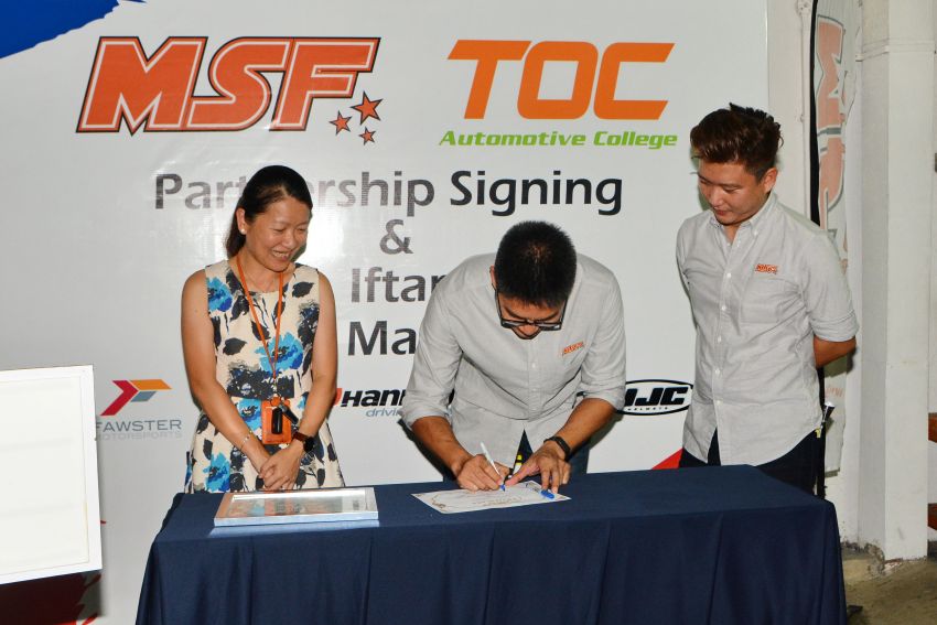 MSF and TOC launch collaboration to grow Malaysian motorsports industry with skilled technicians 821443