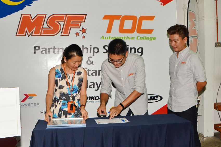 MSF and TOC launch collaboration to grow Malaysian motorsports industry with skilled technicians 821444