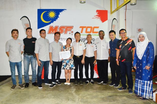 MSF and TOC launch collaboration to grow Malaysian motorsports industry with skilled technicians